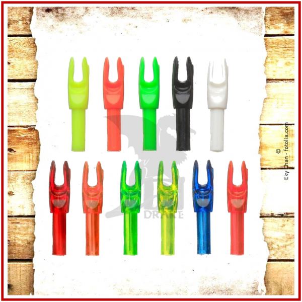 DRAKE Nocken: G-Nock LARGE .166/167 (Carbonpfeile)