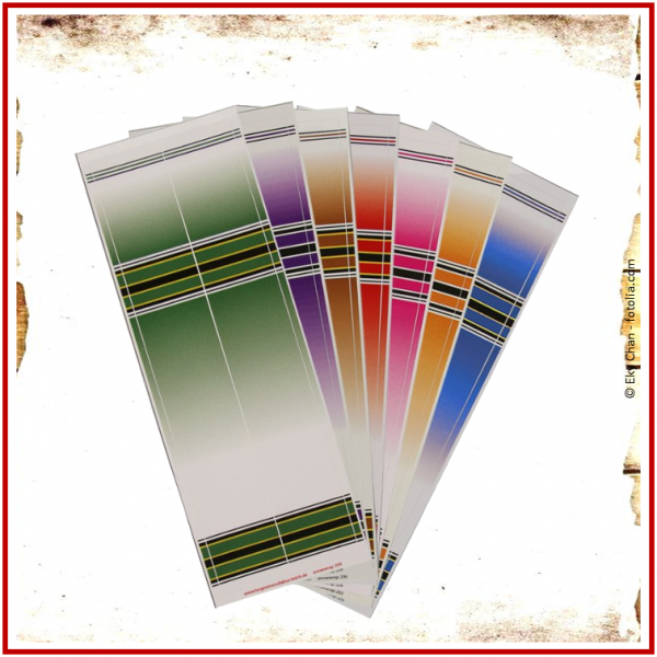 Arrowwraps Serie 200 - Farbverlauf - Länge: 8 Zoll - 2er Pack