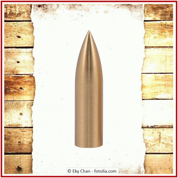 TAS Bullet-Messingklebespitzen, Ø 5/16", konisch - alte Form