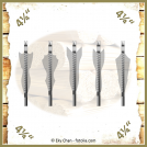 Fertigungsauftrag Holzpfeil 4.25 (Ø 11/32)